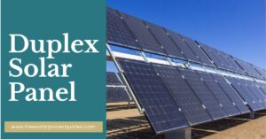 duplex solar panel