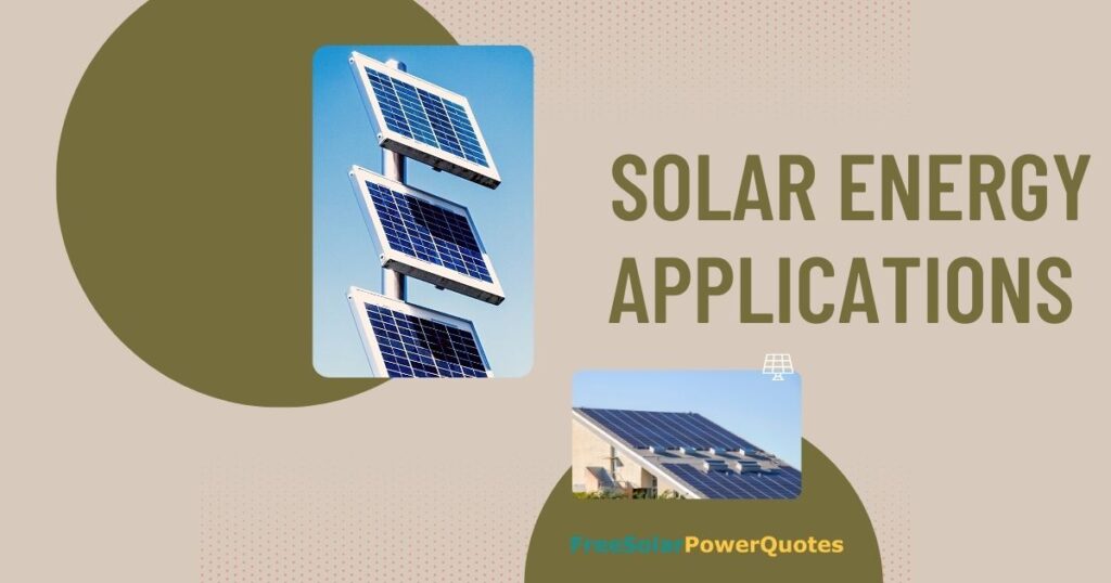 solar energy applications
