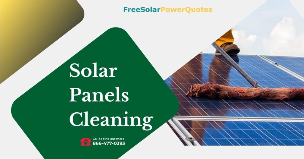 solar panels cleaning