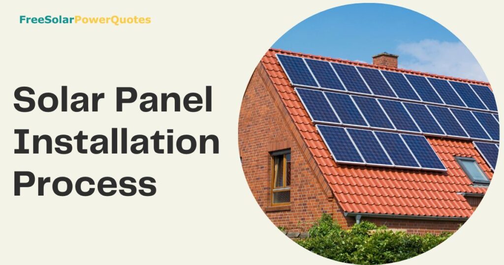 solar panel installation process